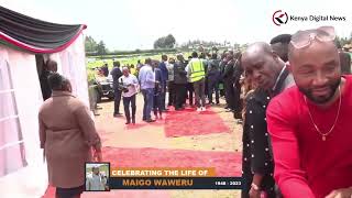 TOTAL CONFUSION See How President Ruto arrived in Nyandarua for the burial of late Maigo Waweru [upl. by Thgiwed]