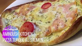 Recette Pizza au saumon [upl. by Llertrac]