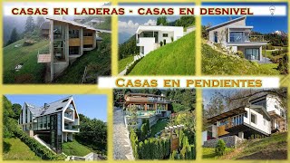 Casas en laderas 🏠 🏡 Casas con terreno inclinado ⛰ [upl. by Eleonore]