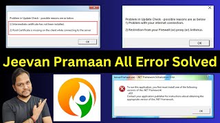 SOLVED Jeevan Pramaan Internet Connection Firewall Proxy Antivirus Root or Intermediate Certificate [upl. by Somisareg]