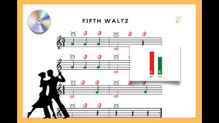 Fifth Waltz Boomwhacker Playalong for C and G [upl. by Thedrick]