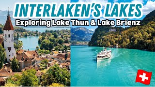 DISCOVERING INTERLAKENS LAKES What to do on Lake Brienz and Lake Thun  Travel Guide  Tips [upl. by Analrahc828]