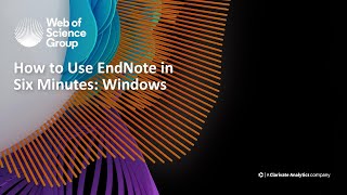 How to use EndNote X9 in six minutes Windows [upl. by Nevar]