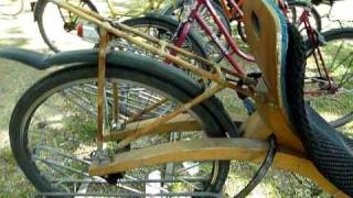 holzfahrrad  liegerad  wooden bike [upl. by Otrebliw]