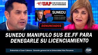 Univ ALAS PERUANAS SUNEDU MANIPULO LOS ESTADOS CONTABLES PARA QUE NO OBTENGAN SU LICENCIAMIENTO [upl. by Goody]