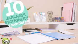 10 Japanese Stationery Essentials EVERYONE Should Own ✏️ 📒 [upl. by Minerva]