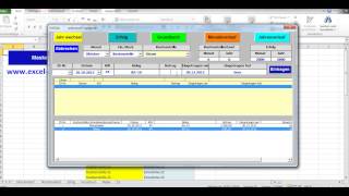 EinnahmeÜberschussRechnung geschäftlich oder privat auf Basis einer Excel Datei Excel VBA [upl. by Sybley]