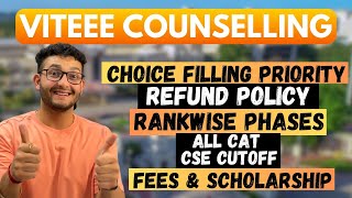 VITEEE Counselling 2024  Complete Process  Refund Policy  Fees amp Scholarships  Must Watch [upl. by Novrej]