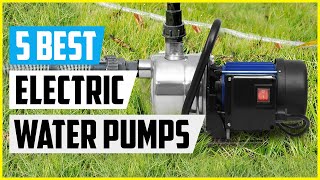 Top 5  Best Electric Water Pumps of 2022 [upl. by Isiah]