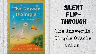 The Answer Is Simple Oracle Cards  Silent FlipThrough [upl. by Xena196]