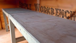 Making a Simple Shed Workbench [upl. by Aleen]