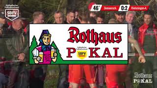 HIGHLIGHTS Halbfinale SBFVRothausPokal DJK Donaueschingen  1 FC RielasingenArlen [upl. by Garmaise275]