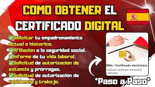 Cómo Obtener el Certificado Digital FNMT  Guía Completa en España [upl. by Yelahc]