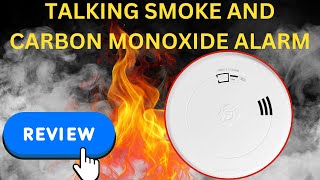 FIRST ALERT Talking Smoke and Carbon Monoxide Alarm Review And How to Program [upl. by Suhpoelc]