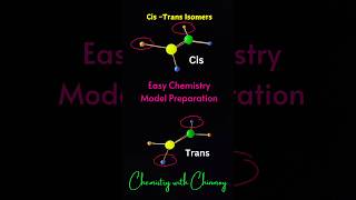 CisTrans Isomerism Made Easy  Simple DIY Model for Students chemistrywithchinmoy [upl. by Ygiaf]