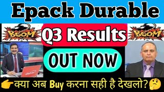 Epack Durable q3 results 2024🔥epack durables share latest news  epack durable share news [upl. by Yorick]