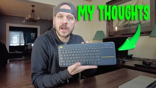 Logitech K400 Plus Wireless Touch TV Keyboard Review [upl. by Rehpotirhc]