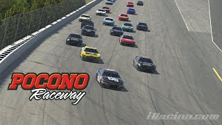 Pocono Raceway NASCAR IRACING SERIES A class fixed [upl. by Zilvia]