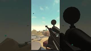 Getting a noscope kill with the Hecate II sniper rifle in Phantom Forces shorts phantomforces [upl. by Cahra]