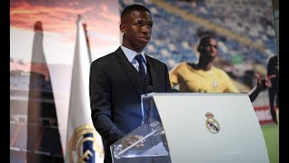 Apresentação completa de Vinicius Junior no Real Madri [upl. by Bagger]