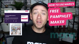 How To Use Free Pamphlet Maker  Marq [upl. by Mordecai]