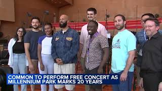 Common to perform free concert at Millennium Park  How to get seats [upl. by Cindra]