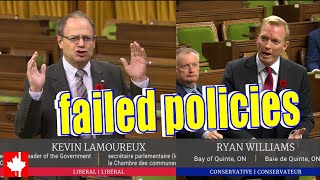 Liberal loudmouth gets a heavy dose of Trudeau governments record of failed trade policies [upl. by Adnema]