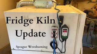 Woodturning  Fridge Kiln Update [upl. by Virnelli]