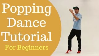 Popping Dance Tutorial For Beginners  Pop And Lock Basics [upl. by Sinnoda]