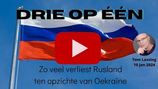 Rusland verliest drie daar waar Oekraïne één verliest [upl. by Nyrmac]