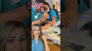 Doctor reacts slapping a cyst [upl. by Deron]