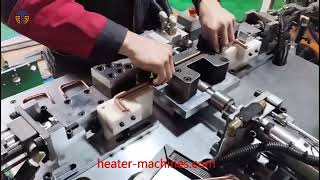 GT WGSBP201 Sandwich Baking Pan Heater Bending Machine with 90 degree legs heater production machine [upl. by Cargian]