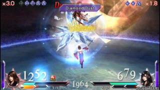 Dissidia 012 online Yuna Kayarine vs Tifa Kuroraikiri [upl. by Melli]