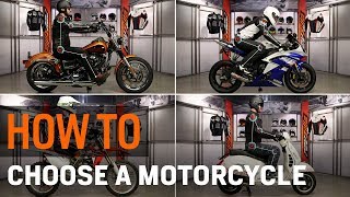 Motorcycle Types for Beginners  How to Choose at RevZillacom [upl. by Einalam]