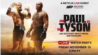 🔴LIVE Mike Tyson vs Jake Paul Full Fight 2024 [upl. by Eicrad179]