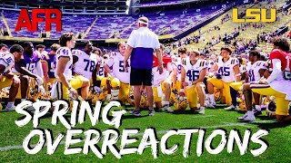 LSU Spring Overreactions Biggest Question Marks For Brian Kelly Tigers [upl. by Diogenes211]