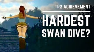 How to Dive from the Guard Tower Crane Dive Achievement – Tomb Raider II Remastered [upl. by Crispas]