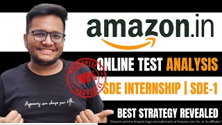 Amazon Online Test for SDE Internship and SDE 1  How to prepare  Apply Now 🔥 [upl. by Charo543]