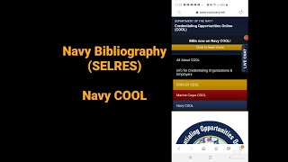 NAVY RESERVEPRIOR ServiceHow to search BIBs via Navy Cool [upl. by Feil]