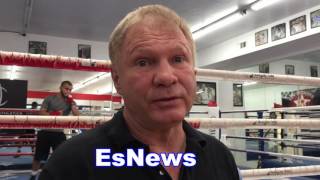 Randy Shields faced both Leonard and Hearns So Who Hit Harder EsNews Boxing [upl. by Otanod980]