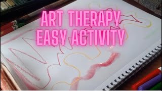 Squiggle game easy art therapy technique [upl. by Yadahs]