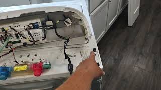 part 2 replacing a water valve on a whirlpool washing machine [upl. by Ingar]