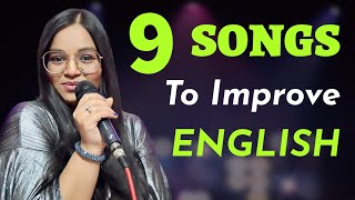 9 SONGS You must Listen to Improve Your English [upl. by Verger]