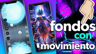 ✅ COMO PONER FONDOS de PANTALLA con MOVIMIENTO en ANDROID Wallpaper ANIMADOS 💚 [upl. by Ker]