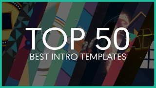 Top 50 Best Intro Templates Sony Vegas After Effects Cinema 4D [upl. by Errehs57]