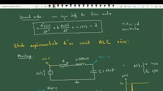 Régime transitoire deuxième ordre RLC  MPSIPCSI [upl. by Bouldon]