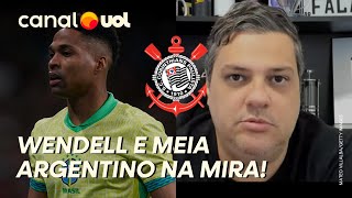 CORINTHIANS ENTRA NA DISPUTA PELO LATERAL WENDELL E SONHA COM MEIA ARGENTINO [upl. by Nujra]