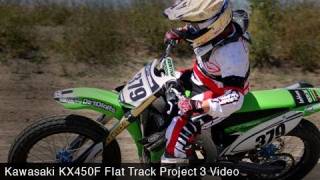 MotoUSA Kawasaki KX450F Flat Track Project 3 [upl. by Tryck]