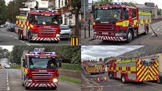 BULLHORN Multiple Fire Engines CARP amp Senior Officers Respond to Factory Fire in Northampton [upl. by Idnek903]