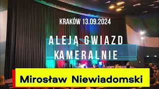 Mirosław Niewiadomski Aleja Gwiazd Kraków 13092024 [upl. by Rikahs751]